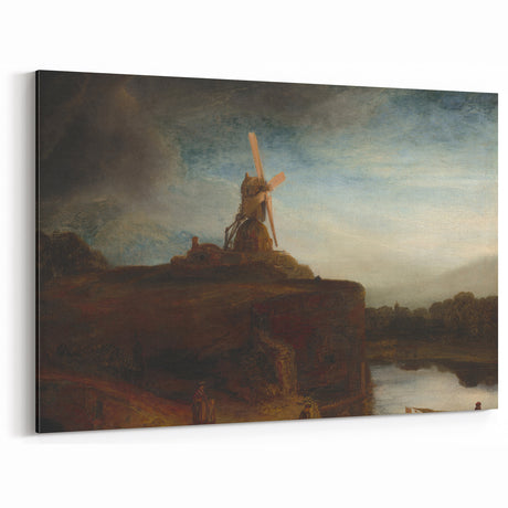 Baroque Art: The Majestic Windmill Landscape – Classic Art Print