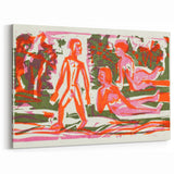 Abstract Expressionist Woodcut | Modern Expressionism Wall Art