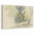 Classic Romantic Paintings: Peaceful Woodland Glade Illustration