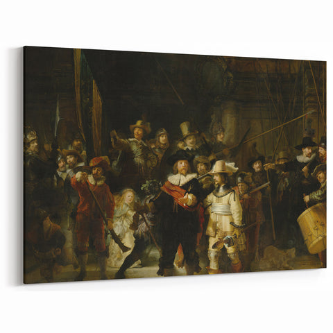 Baroque Art: Rembrandt’s The Night Watch – Classic Art Print