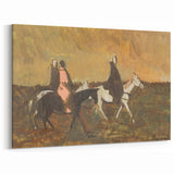 Expressionist Landscape - Three Riders | Modern Expressionism Wall Art
