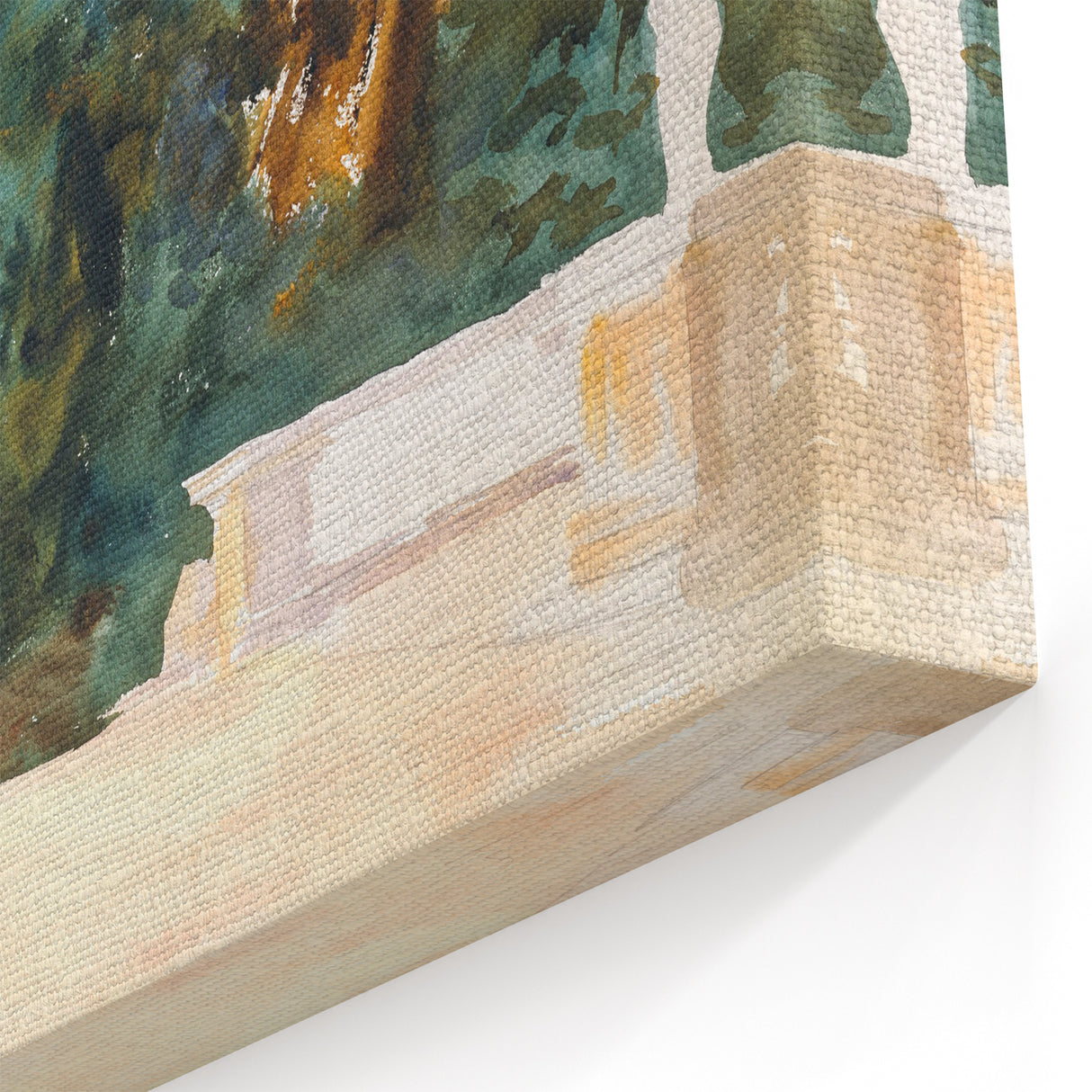 Romantic Art Prints: Terrace and Gardens by John Singer Sargent
