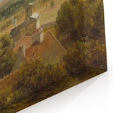 Romantic Art Prints: Panoramic Landscape Near River Moselle by Rousseau
