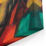 Expressionist Animal Art - Tiger by Franz Marc | Vibrant Wall Art