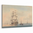 Romantic Art Prints: A Warship Preparing to Leave the Anchorage