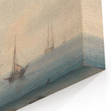 Romantic Art Prints: A Warship Preparing to Leave the Anchorage