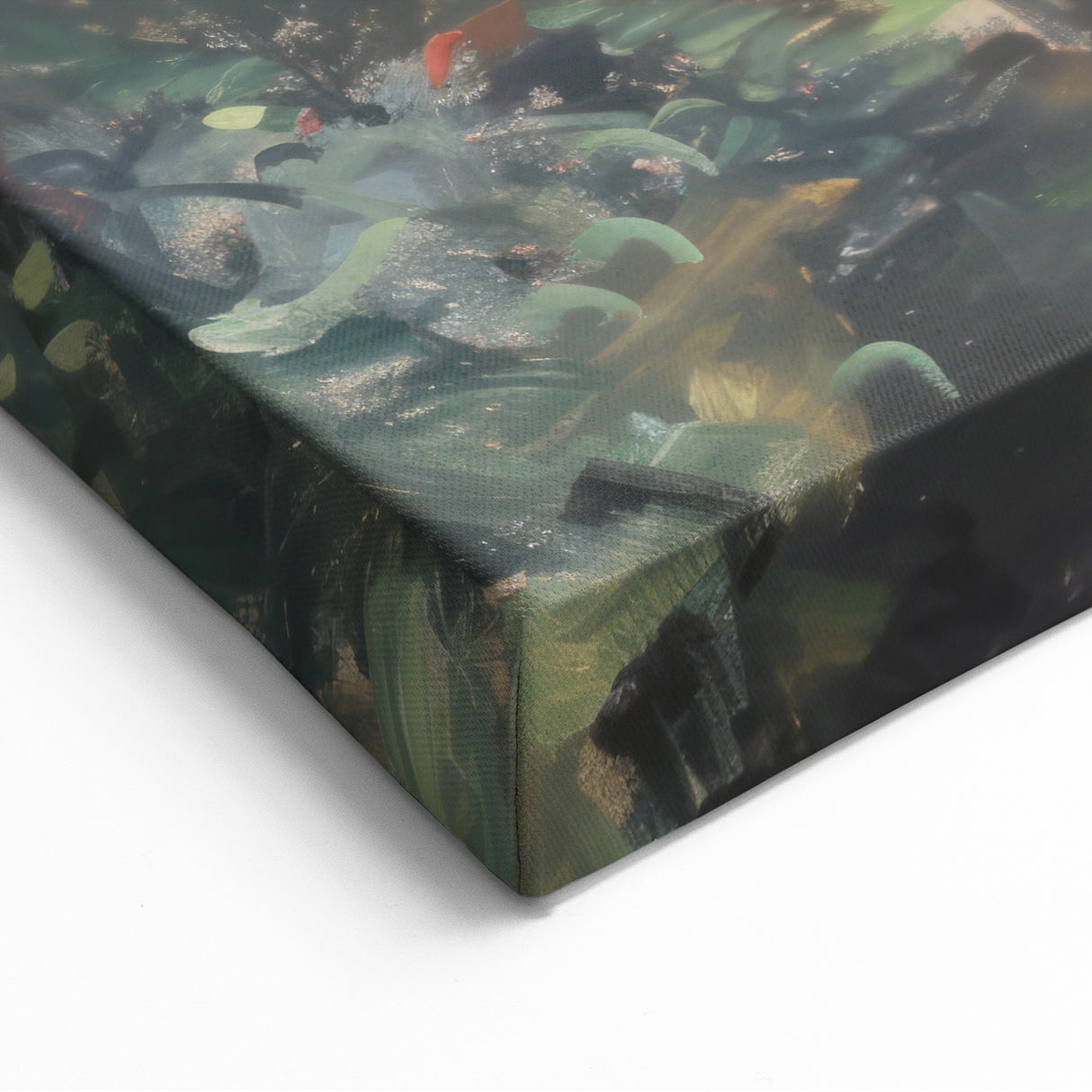 Colorful Figurative Abstracts - Outdoor Portrait Canvas Art