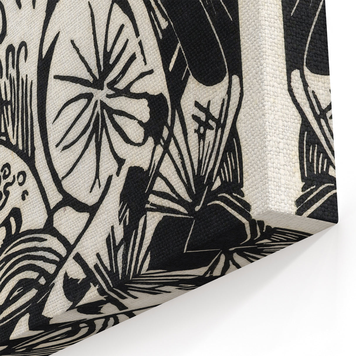 Expressionist Print - Tiger by Franz Marc | Black and White Wall Art