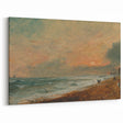 Romanticism Art: Hove Beach by Constable - Seascape Canvas Print