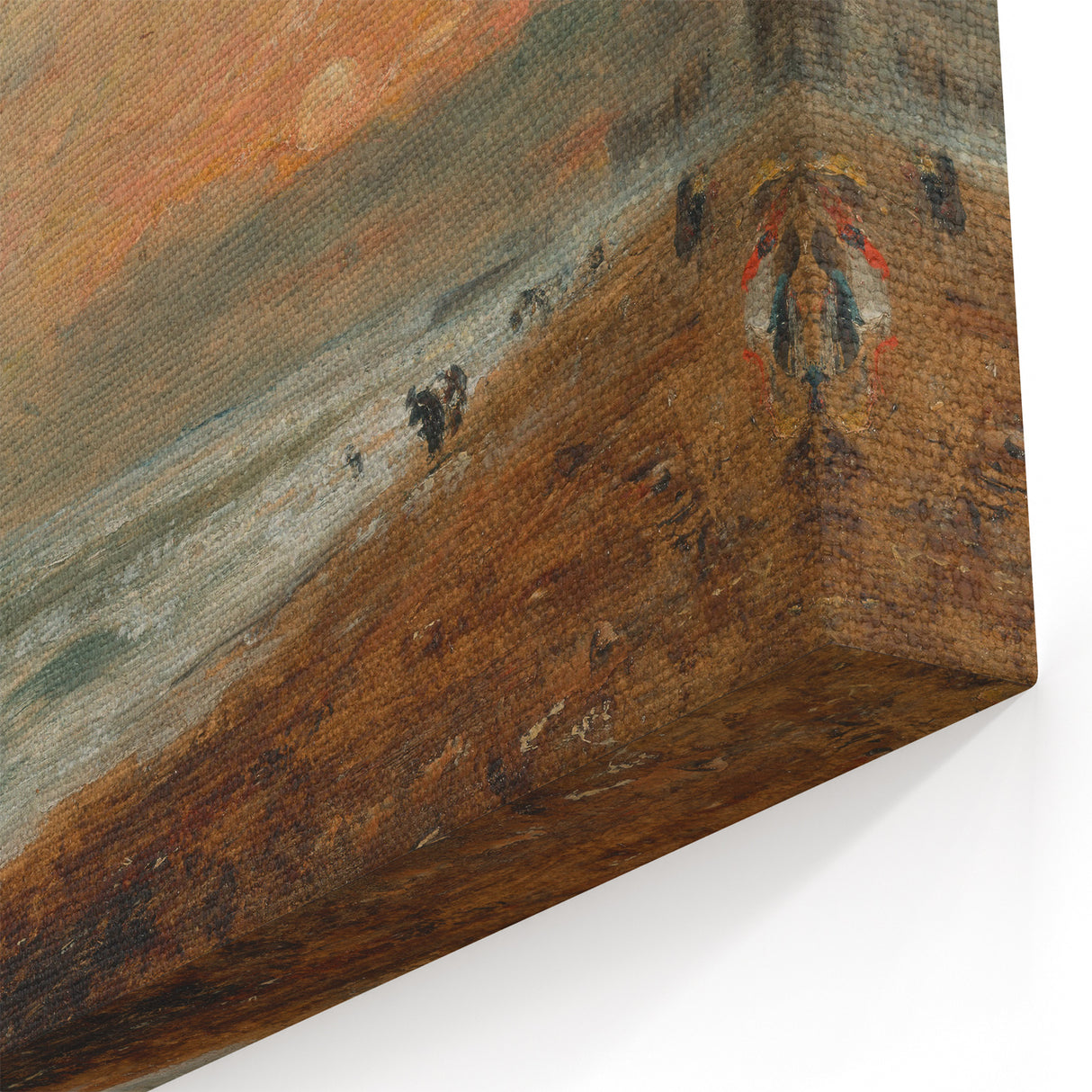 Romanticism Art: Hove Beach by Constable - Seascape Canvas Print