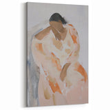 Colorful Figurative Abstracts - Serene Expression Canvas Art