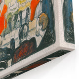 Expressionist Scene - Tingletangle by Edvard Munch | Vibrant Wall Art