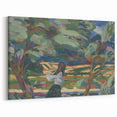 Expressionist Landscape - To the Field by Arnold Weisz-Kubínčan | Wall Art