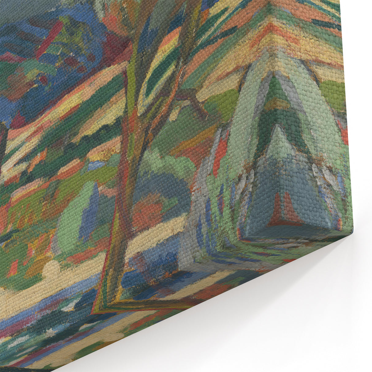 Expressionist Landscape - To the Field by Arnold Weisz-Kubínčan | Wall Art
