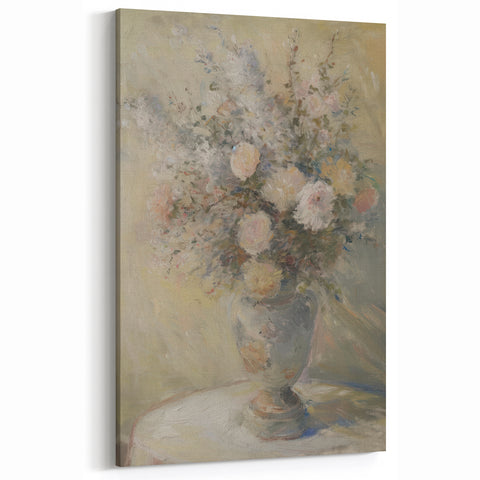 Contemporary Flower Prints – Elegant Abstract Floral Canvas Art
