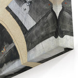 Modern Wall Art: Abstract Hand Sewing Machine with Industrial Flair