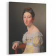 Romanticism Art: Portrait of Emilie Massmann by Eckersberg - Canvas Print