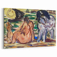 Expressionist Scene - Two Figures and a Horse by Leo Gestel | Wall Art