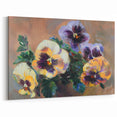 Colorful Abstract Floral Canvas – Vibrant Artistic Botanical Wall Art