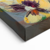 Colorful Abstract Floral Canvas – Vibrant Artistic Botanical Wall Art