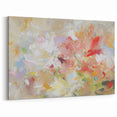 Vibrant Abstract Floral Canvas – Colorful Artistic Flower Design