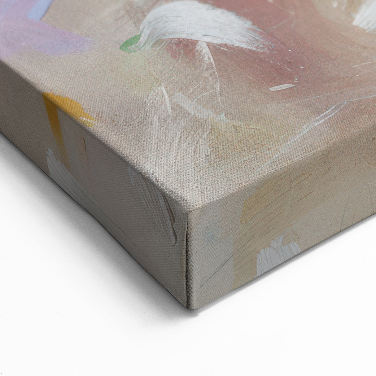 Vibrant Abstract Floral Canvas – Colorful Artistic Flower Design