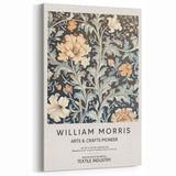 Elegant Floral Abstract Canvas – William Morris-Inspired Artistic Design