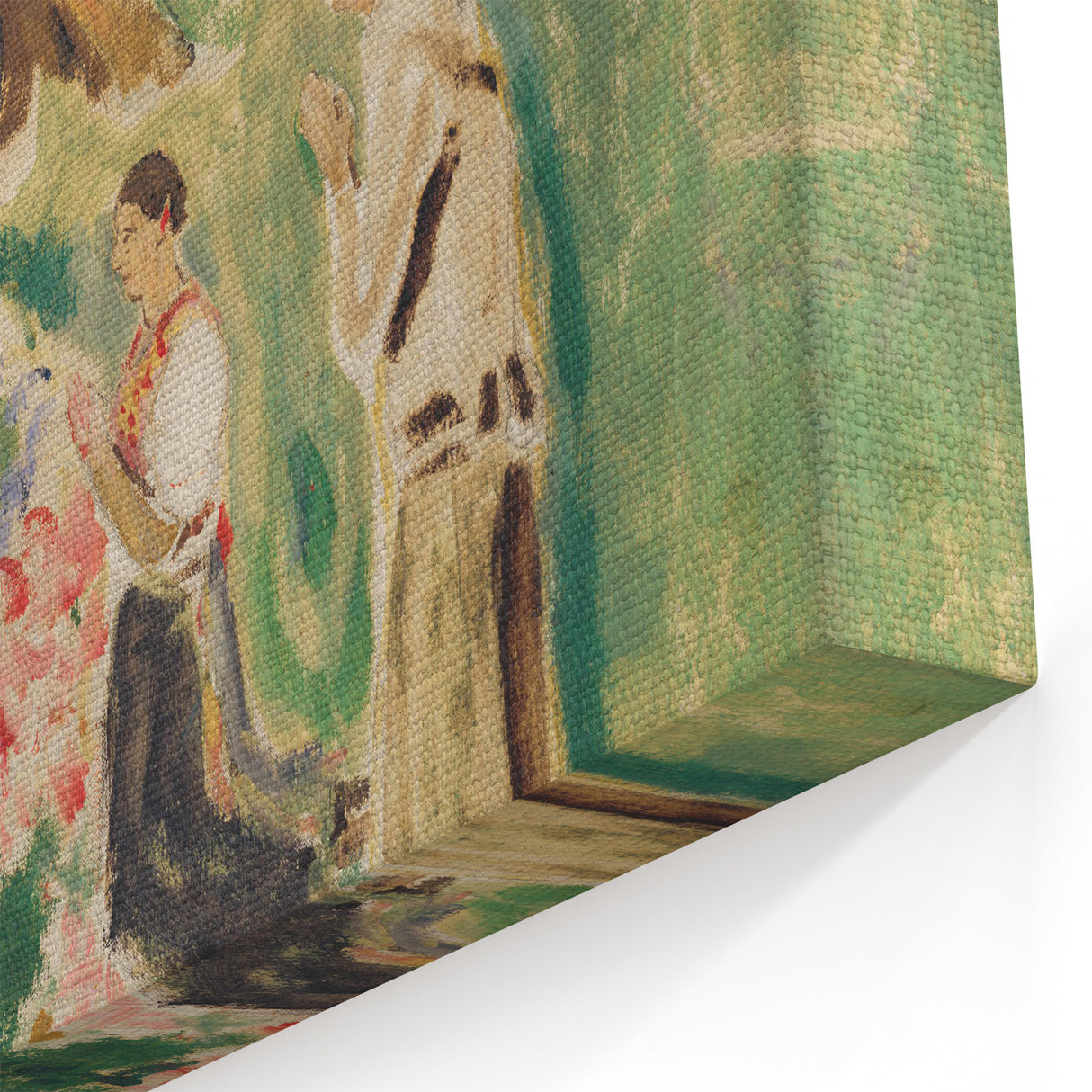 Expressionism Wall Art: Two Madonnas - Vibrant Expressionism Painting