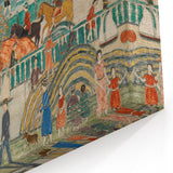 Modern Wall Art: Charming Central Park Scene with Vibrant City Life