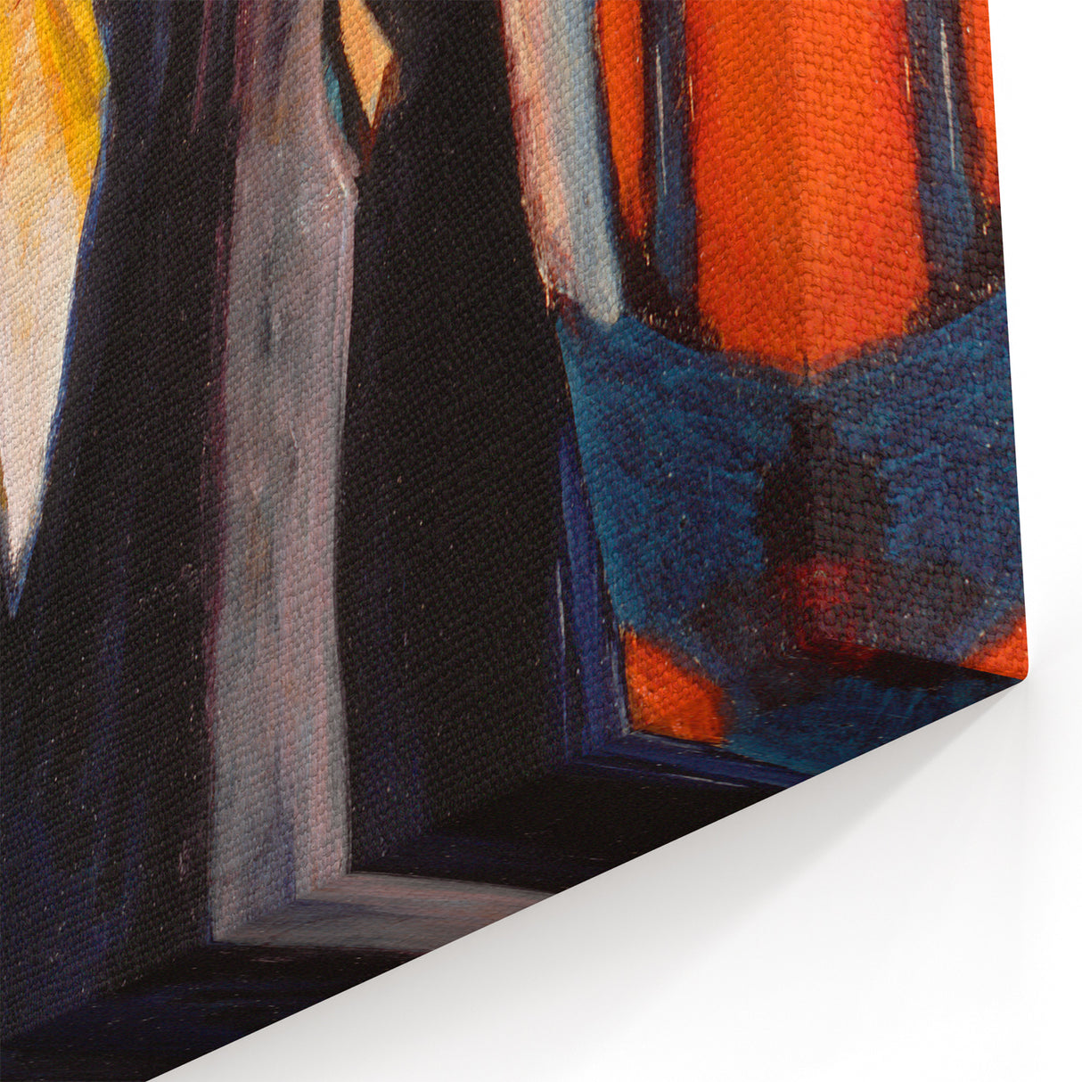 Expressionist Art: Two Women - Vibrant Abstract Expressionism Painting