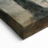 Abstract Forest Landscape - Serene Green and Earthy Tones Wall Art