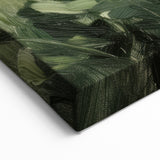 Abstract Greenery Art - Lush Botanical Scene on Canvas Wall Art