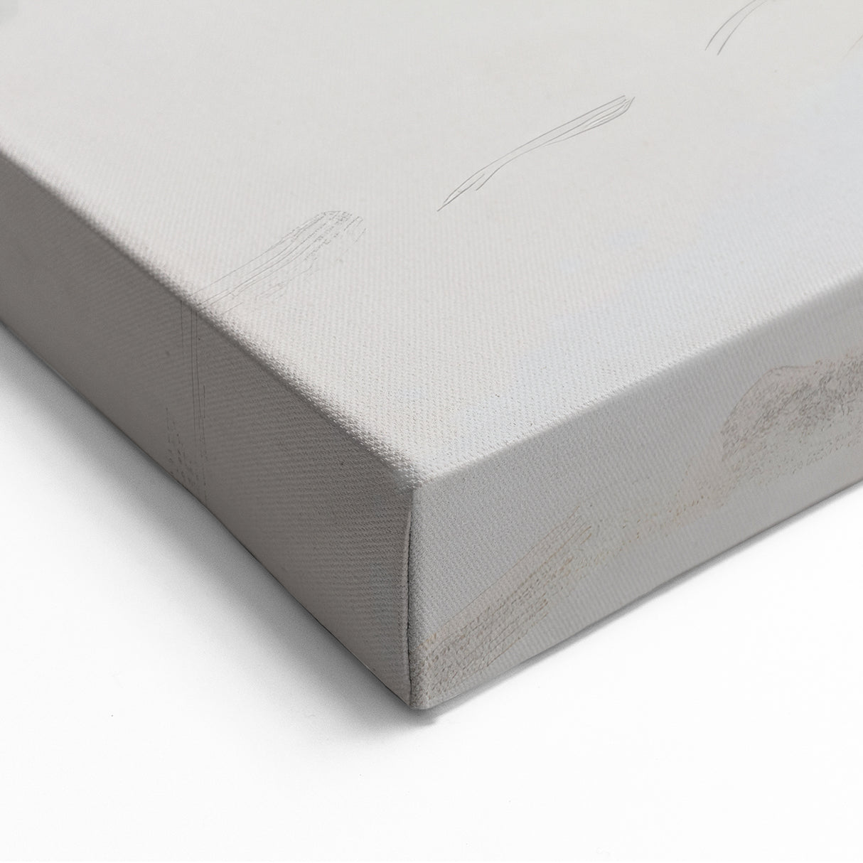 Minimalist Tree Art - Black and White Botanical Illustration on Canvas