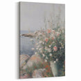 Coastal Wildflowers Art - Elegant Floral Canvas for Tranquil Decor