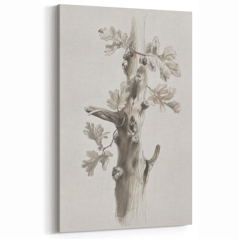 Abstract Botanical Prints - Modern Floral Wall Art on Canvas