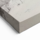 Winter Wonderland Canvas - Snow-Covered Tree in Abstract Landscape