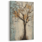 Abstract Botanical Prints - Textured Tree Art on Modern Canvas