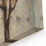 Abstract Botanical Prints - Textured Tree Art on Modern Canvas
