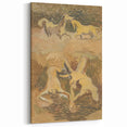 Dynamic Horse Scene Wall Art - Abstract Modern Art Prints