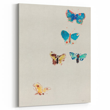 Modern Butterfly Artwork - Abstract Colorful Contemporary Wall Art