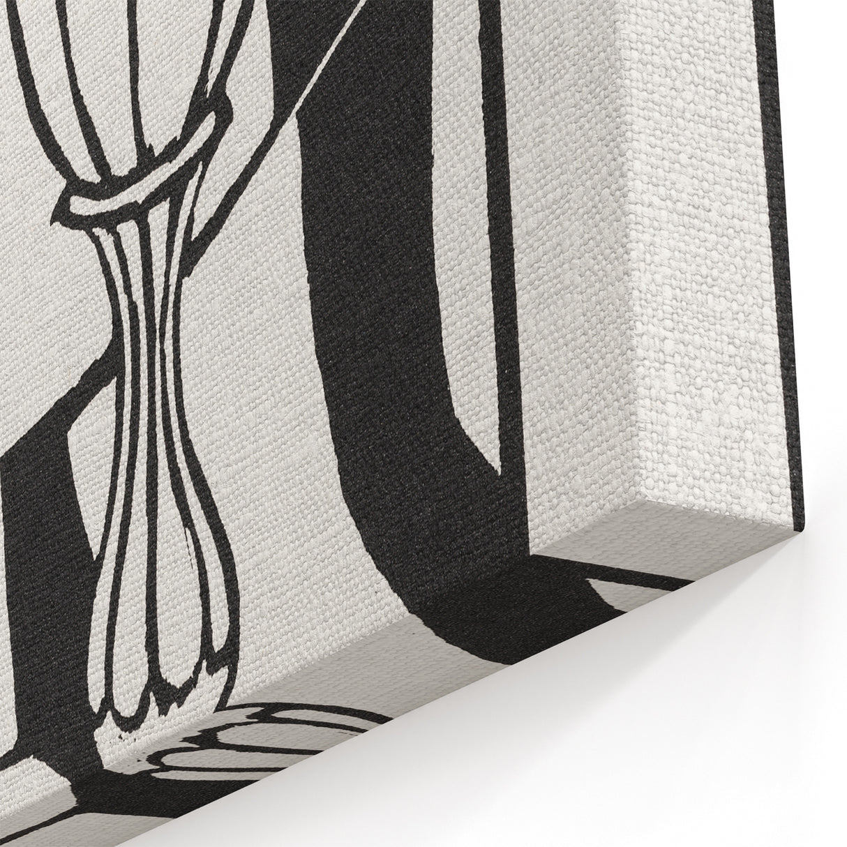 Modern Black and White Wall Art - The Cup by Roger Fry