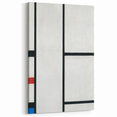 Modern Abstract Art Print - Mondrian's Red, Yellow, and Blue