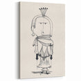 Witch with a Comb Wall Art - Abstract Minimalist Print by Paul Klee
