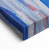 Modern Abstract Madonna - Blue Contemporary Wall Art for Home Decor