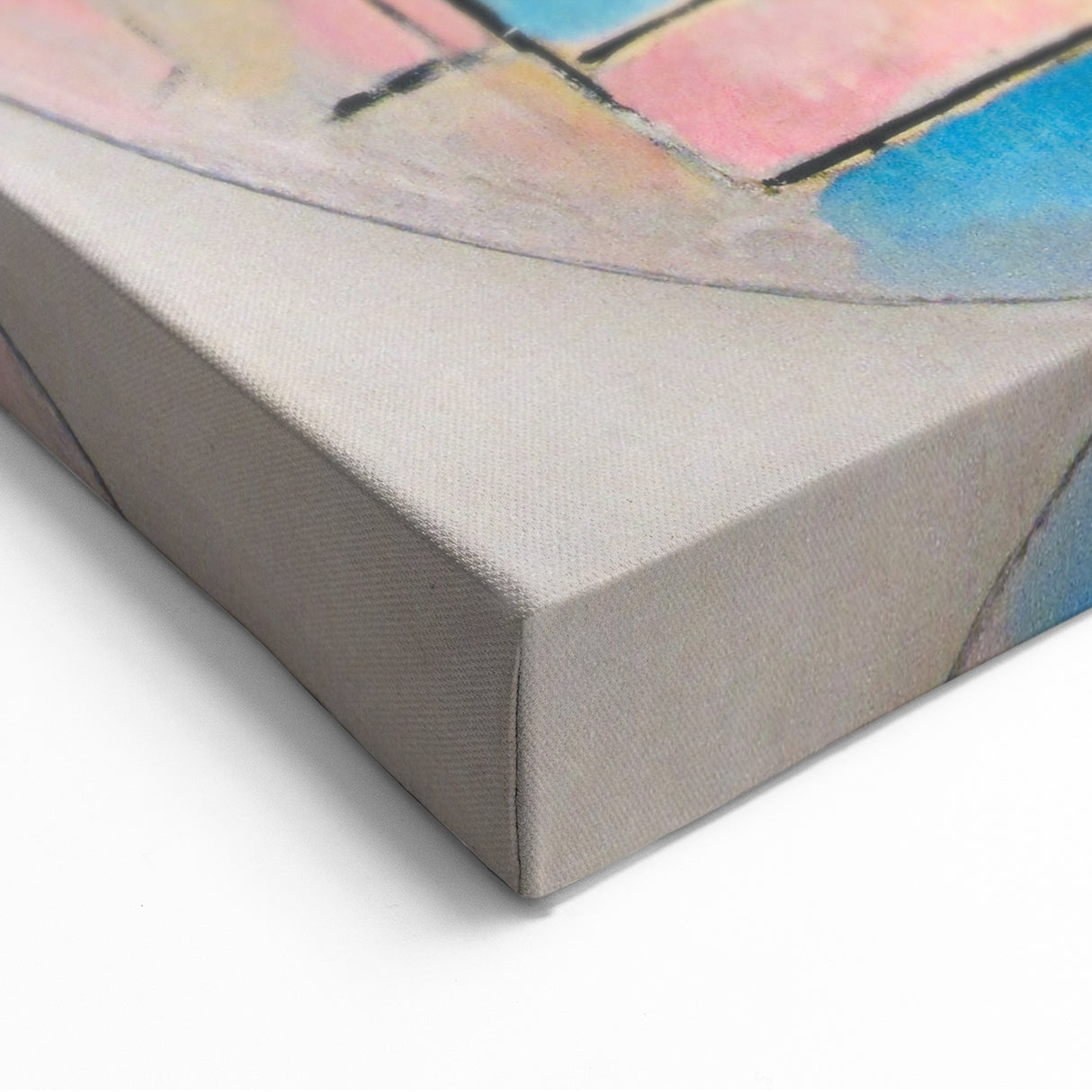 Piet Mondrian’s Oval Composition - Modern Abstract Wall Art Print