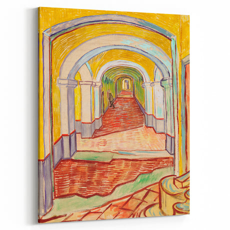 Van Gogh’s Corridor in the Asylum - Vibrant Modern Wall Art Print
