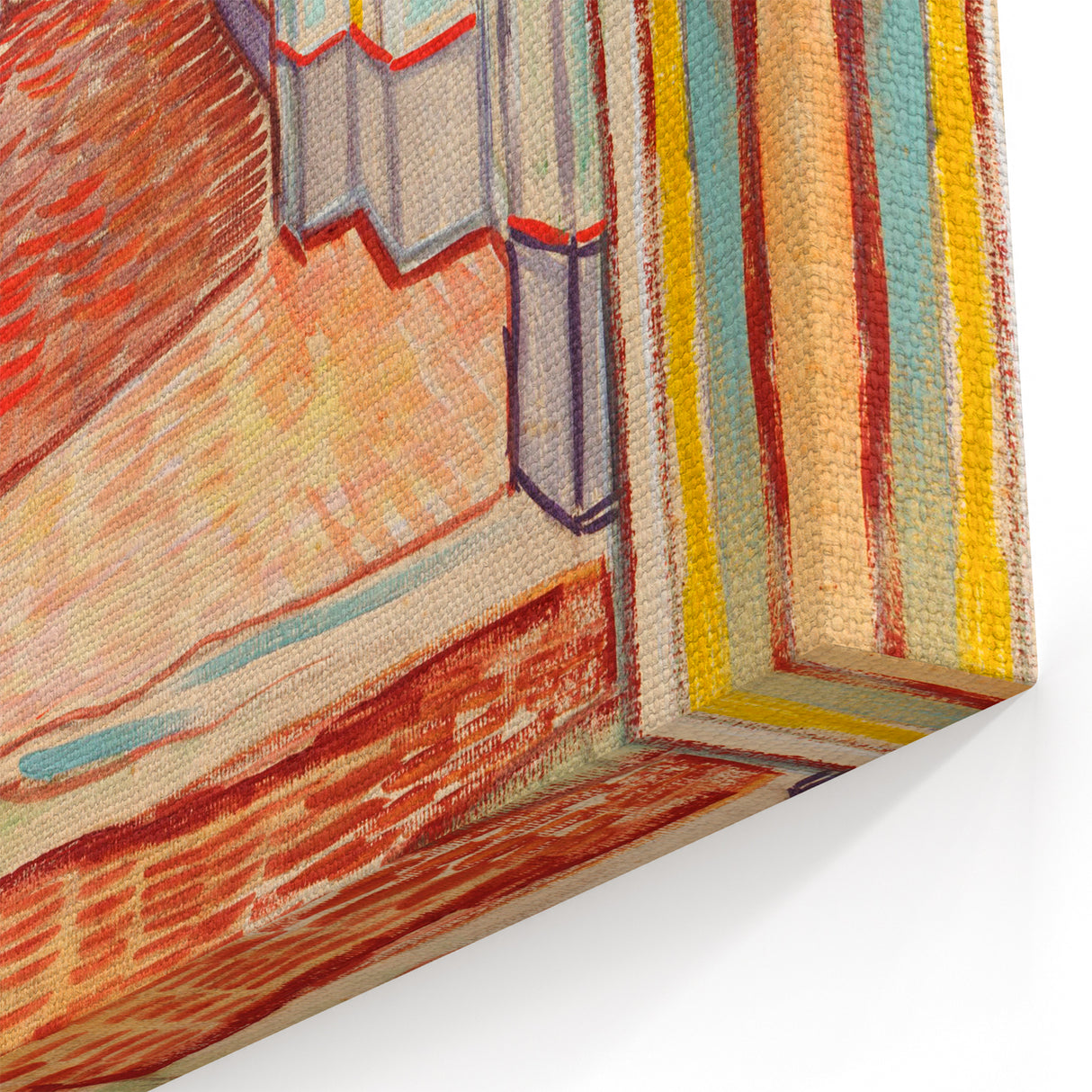 Van Gogh’s Corridor in the Asylum - Vibrant Modern Wall Art Print