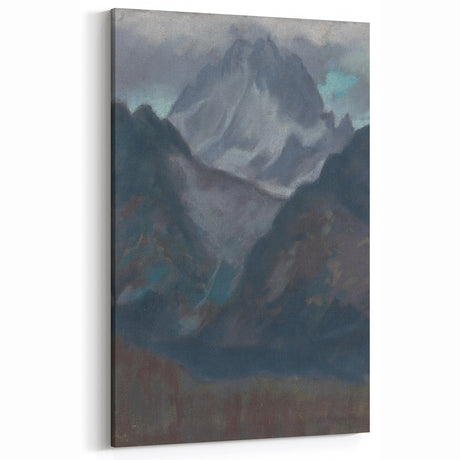 Modern Wall Art - Abstract Mountain Landscape in Contemporary Style