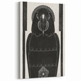 Modern Wall Art - Black and White Abstract Ara Design in Minimalist Style