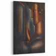 Modern Wall Art - Abstract Before the Mirror Portrait in Subtle Tones
